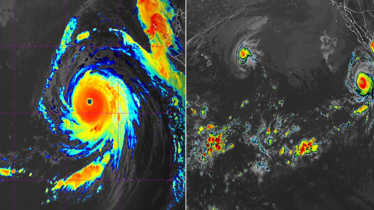 Hurricane Genevieve With 160 MPH Winds