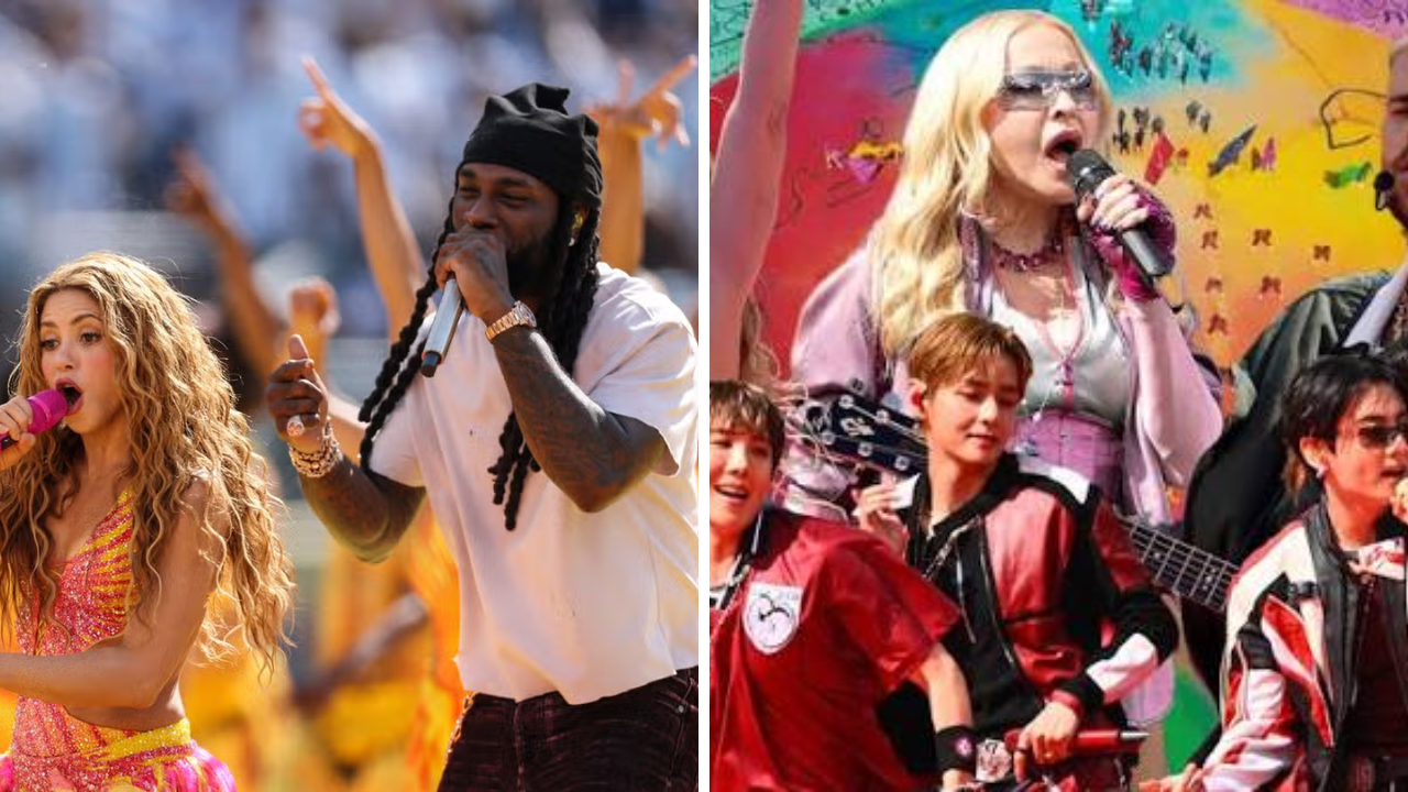 Shakira Justin Bieber BTS and Madonna Performances