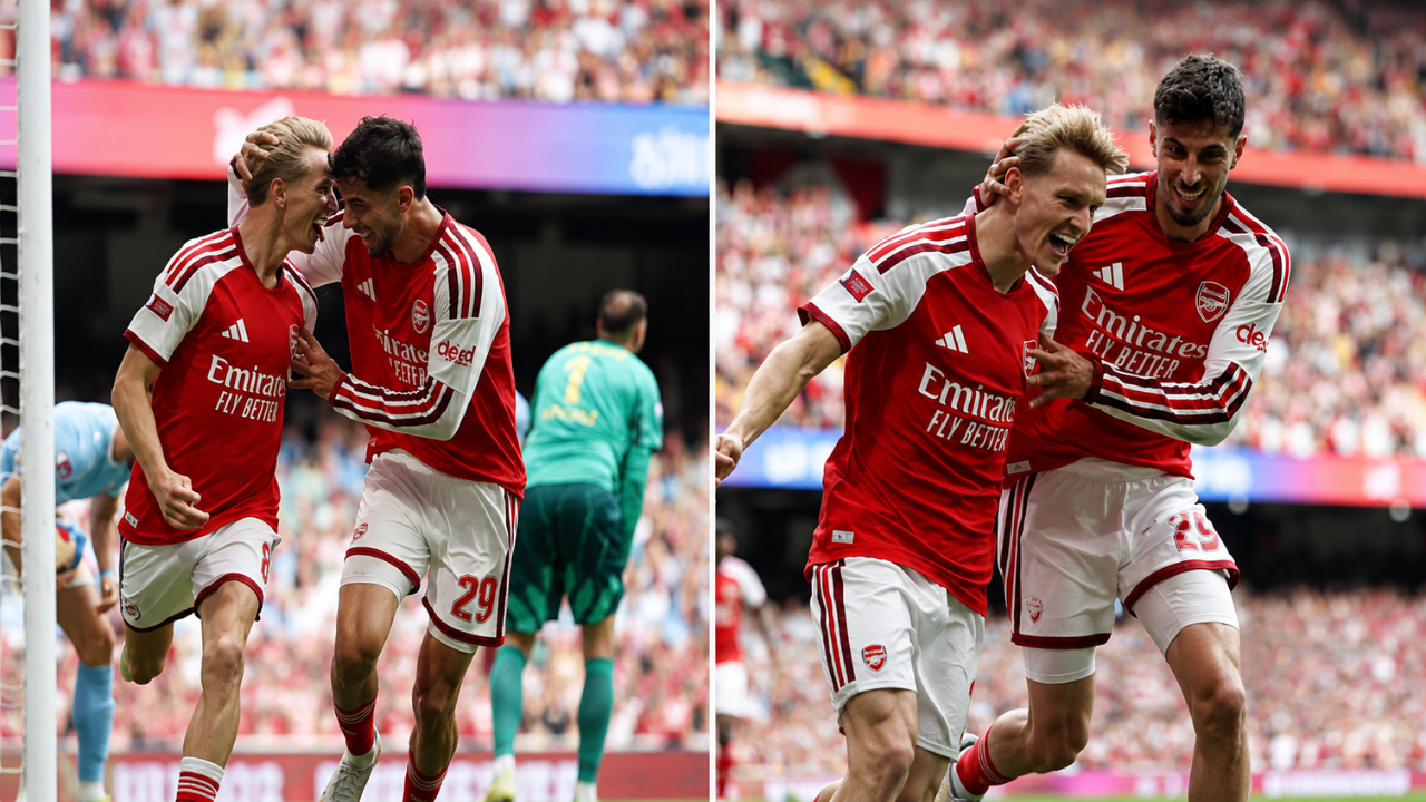 Arsenal Beat Man CityArsenal Beat Man City