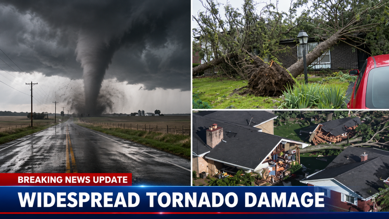 Three EF-1 Tornadoes Confirmed in Chicago South Suburbs After Severe Weather Strikes