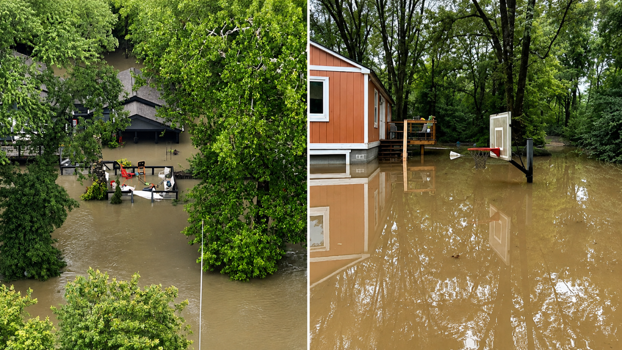 Indianapolis Flooding Swamps Homes and Streets as Dramatic Photos Show Widespread Damage