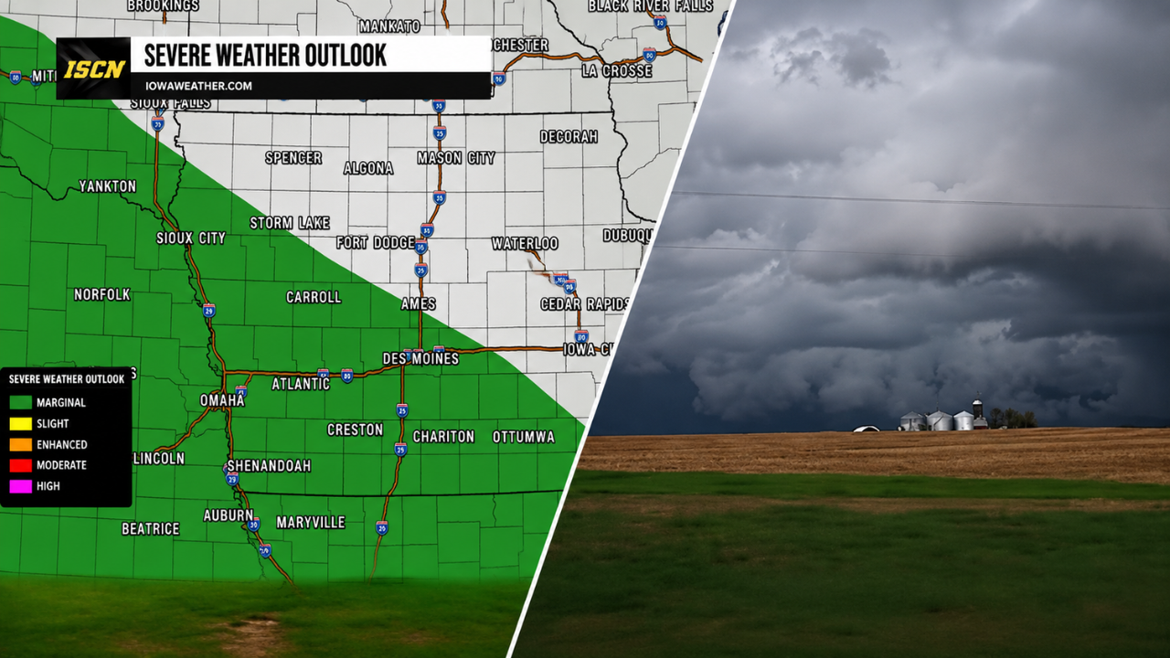 Iowa Severe Weather Outlook Warns of Another Round of Strong Storms