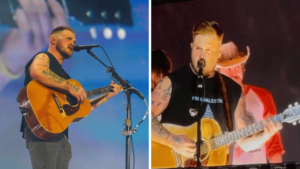 Zach Bryan Defies Robert Kraft With “Free Palestine” Shirt at Gillette Show